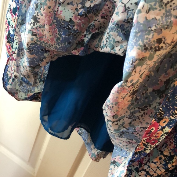 Pretty floral tiered max dress size XXXL NWOT - Picture 6 of 9